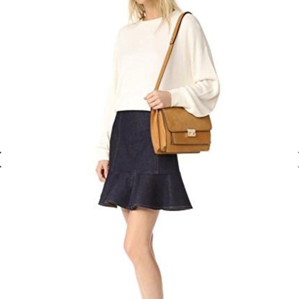 LOEFFLER RANDALL Minimal Rider Bag In Camel - Picture 2 of 5